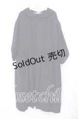 Jane Marple Dans Le Salon / ウール丸襟ワンピース Ｍ ネイビー O-25-11-22-040-JM-OP-IG-OS