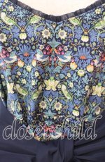 画像2: Jane Marple Dans Le Salon / Strawberry Thiefストラップドレス Ｍ ネイビー O-25-11-22-041-JM-OP-IG-OS (2)
