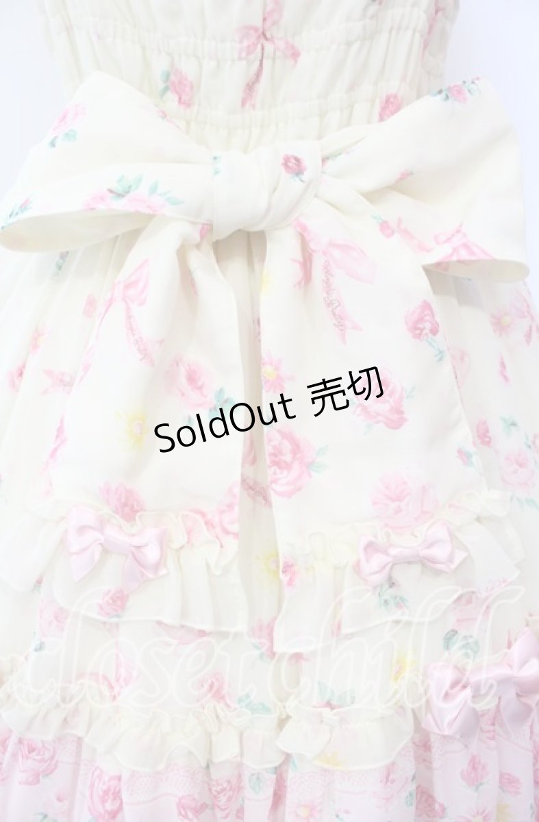 画像6: Angelic Pretty / Powder Rose胸リボンジャンパースカート  アイボリー O-25-11-22-004-AP-OP-IG-OS (6)