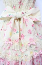 画像6: Angelic Pretty / Powder Rose胸リボンジャンパースカート  アイボリー O-25-11-22-004-AP-OP-IG-OS (6)