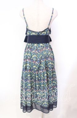 画像4: Jane Marple Dans Le Salon / Strawberry Thiefストラップドレス Ｍ ネイビー O-25-11-22-041-JM-OP-IG-OS