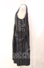画像3: Jane Marple Dans Le Salon / Old England stripe painter's dress Ｍ ネイビー O-25-11-22-042-JM-OP-IG-ZT095 (3)