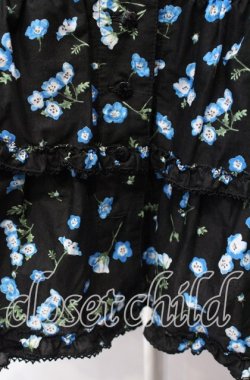 画像3: PINK HOUSE / ネモフィラプリントワンピース  クロ×ブルー O-25-11-22-043-LO-OP-IG-OS