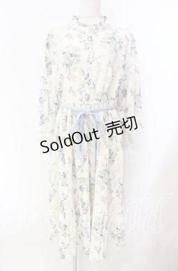 画像1: 【SALE】axes femme / シャビーシックフラワー柄ワンピース Ｍ アイボリー O-25-11-22-047-AX-OP-IG-ZT493