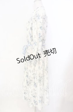 画像3: 【SALE】axes femme / シャビーシックフラワー柄ワンピース Ｍ アイボリー O-25-11-22-047-AX-OP-IG-ZT493