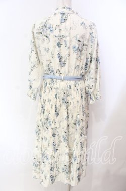 画像4: axes femme / シャビーシックフラワー柄ワンピース Ｍ アイボリー O-25-11-22-047-AX-OP-IG-OS