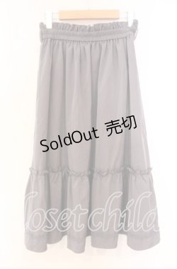 画像3: 【SALE】axes femme / 花刺繍入り切替フレアスカート  グレー O-25-11-22-048-AX-SK-IG-ZT236