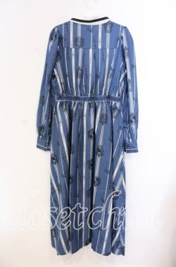 画像3: axes femme / ハリー・ポッター/シャツワンピース F ブルー O-25-11-22-051-AX-OP-OW-OS