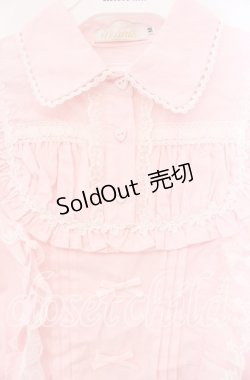 画像2: Vcastle / プチリボンタックブラウス M ピンク O-25-11-22-054-EL-BL-OW-OS