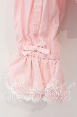 画像3: Vcastle / プチリボンタックブラウス M ピンク O-25-11-22-054-EL-BL-OW-OS