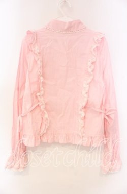 画像4: Vcastle / プチリボンタックブラウス M ピンク O-25-11-22-054-EL-BL-OW-OS