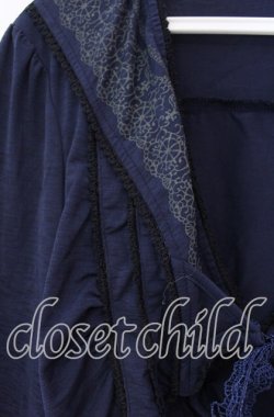 画像2: Rozen Kavalier / プリントボレロ  ネイビー O-25-11-22-055-OO-TO-IG-OS