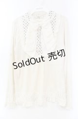 axes femme / BIGリボンブロッキングプルオーバー M キナリ O-25-11-22-059-AX-TO-OW-OS