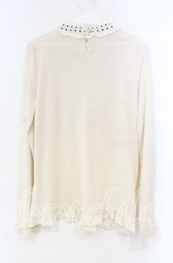 画像3: axes femme / BIGリボンブロッキングプルオーバー M キナリ O-25-11-22-059-AX-TO-OW-OS