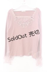 axes femme / プリンセスローズガーデンプルオーバー F ピンク O-25-11-22-068-AX-TO-OW-OS