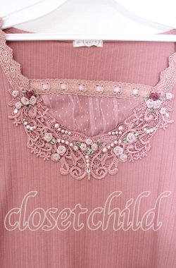 画像2: axes femme / プリンセスローズガーデンプルオーバー F ピンク O-25-11-22-068-AX-TO-OW-OS