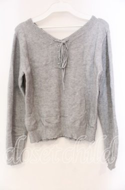 画像3: axes femme / パール配色ニット  グレー O-25-11-22-071-AX-TO-IG-OS