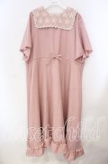 m petit by misako / レースセーラーワンピース 4Ｌ ピンク O-25-11-22-074-LO-OP-IG-OS