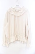 m petit by misako / フリルペプラムブラウス 5Ｌ アイボリー O-25-11-22-077-LO-BL-IG-OS
