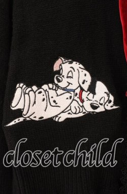 画像3: axes femme kawaii / 101匹わんちゃんカーデ  クロ O-25-11-22-078-AX-TO-IG-OS