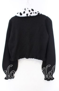 画像4: axes femme kawaii / 101匹わんちゃんカーデ  クロ O-25-11-22-078-AX-TO-IG-OS