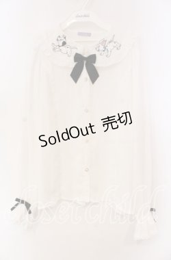 画像1: axes femme Kawaii / 101匹わんちゃん/ブラウス  シロ O-25-11-22-080-AX-BL-IG-OS