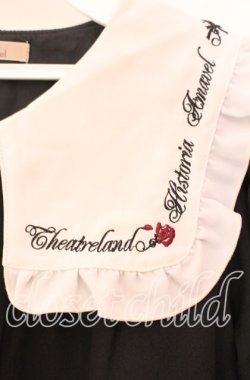 画像2: Amavel / スクエアカラーワンピース  クロ O-25-11-22-082-CA-OP-IG-OS