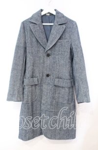 AXES-X / ヘリンボーンツィードコート  ブルー O-25-11-22-083-AX-CO-IG-OS
