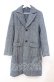 画像1: AXES-X / ヘリンボーンツィードコート  ブルー O-25-11-22-083-AX-CO-IG-OS (1)