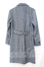画像3: AXES-X / ヘリンボーンツィードコート  ブルー O-25-11-22-083-AX-CO-IG-ZTC025 (3)