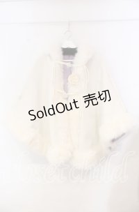 HANAKO / 猫耳ポンチョコート  オフ白 O-25-11-22-086-LO-CO-OW-OS