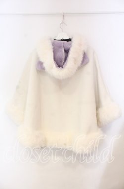 画像3: HANAKO / 猫耳ポンチョコート  オフ白 O-25-11-22-086-LO-CO-OW-OS