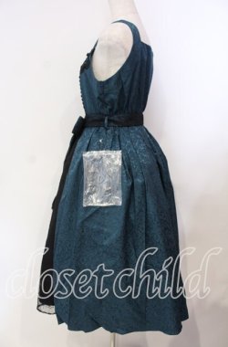 画像4: axes femme kawaii / チャイナジャガードジャンスカ M グリーン O-25-11-22-010-AX-OP-OW-OS