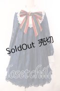 Jewelry in Sunrise / Snow White in the City A Line OP ワンピース Ｌ ネイビー O-25-11-22-012-LO-OP-IG-OS