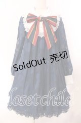 Jewelry in Sunrise / Snow White in the City A Line OP ワンピース Ｌ ネイビー O-25-11-22-012-LO-OP-IG-OS