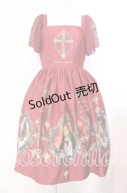 画像1: Juliette et Justine / ローブ ドゥ クロワ ワンピース  レッド O-25-11-22-016-CL-OP-IG-OS