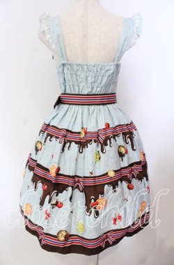 画像6: Innocent World / チョコレートファウンテンジャンパースカート  サックス O-25-11-22-020-IW-OP-IG-OS