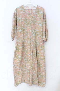 画像1: PINK HOUSE / 勿忘草柄ワンピース  ピンク O-25-11-24-028-LO-OP-IG-OS