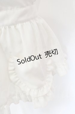 画像3: metamorphose / フリルリボンエプロン  アイボリー O-25-11-24-003-ME-PA-IG-OS