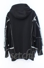 画像4: 【SALE】BACKSTAGE PASS / PARACHUTE-PARKAビッグシルエットジップアップパーカー F ブラック O-25-11-24-031-PU-TO-YM-ZT514 (4)