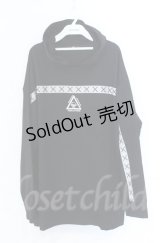 NieR Clothing / FRONT LINE PULL　パーカー F ブラック O-25-11-24-032-PU-TO-YM-ZT453