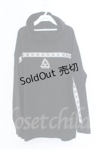 NieR Clothing / FRONT LINE PULL　パーカー F ブラック O-25-11-24-032-PU-TO-YM-ZT453