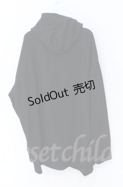 画像2: NieR Clothing / FRONT LINE PULL　パーカー F ブラック O-25-11-24-032-PU-TO-YM-ZT453