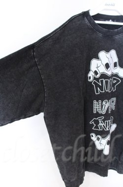 画像2: NieR Clothing / HAND LOGO バイオウッシュプルオーバー F グレー O-25-11-24-034-PU-TO-YM-OS