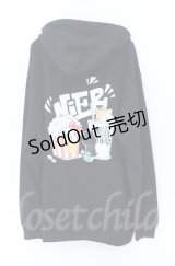 NieR Clothing /ACK ZIP PARKA【ハローキティ×NIER CHARACTERS】 パーカー 2XL ブラック O-25-11-24-037-PU-TO-YM-OS