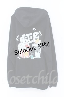 画像1: NieR Clothing /ACK ZIP PARKA【ハローキティ×NIER CHARACTERS】 パーカー 2XL ブラック O-25-11-24-037-PU-TO-YM-OS