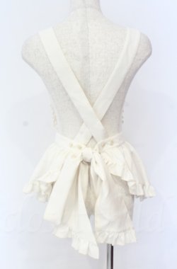 画像5: metamorphose / フリルリボンエプロン  アイボリー O-25-11-24-003-ME-PA-IG-OS