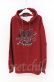 画像1: NieR Clothing / プリントプルパーカー  ボルドー O-25-11-24-038-PU-TO-YM-OS (1)