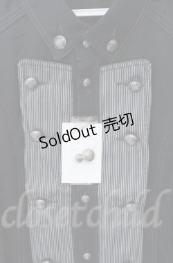 画像2: ALGONQUINS / ナポレオンイレヘムブラウス F ブラック O-25-11-24-039-AL-BL-YM-OS