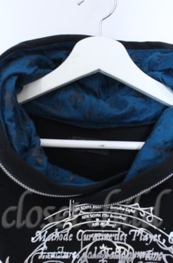 画像2: Sixh / 箔ptフード付きカットソー  ブラック O-25-11-24-045-HN-TO-OW-OS